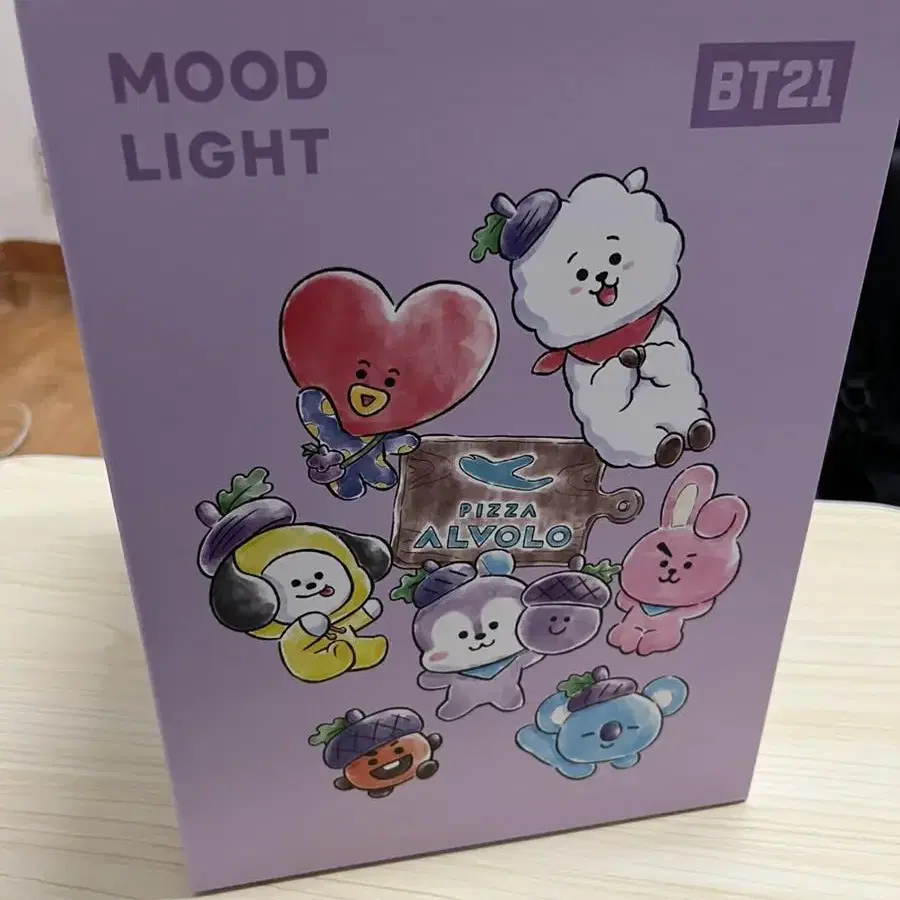 피자알볼로 bt21 무드등 판매합니다