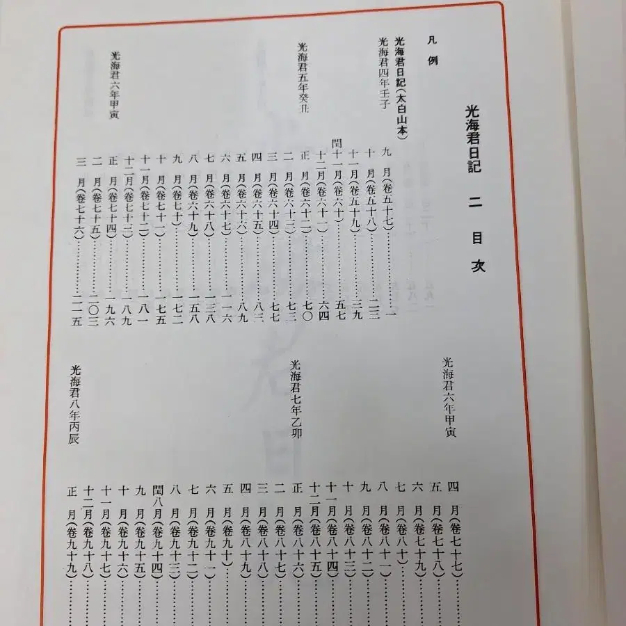 근대사 수집 자료 광해군 일기 91년 초판 2권