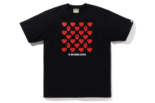 [Overseas] Vape Heart Pattern Box Short Sleeve T-Shirt 24SS