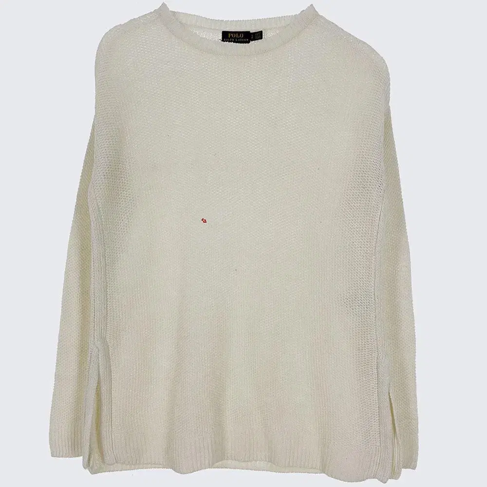 [Women's 66] Polo Ralph Lauren Knit Sweater Linen Ma Vintage (19343)