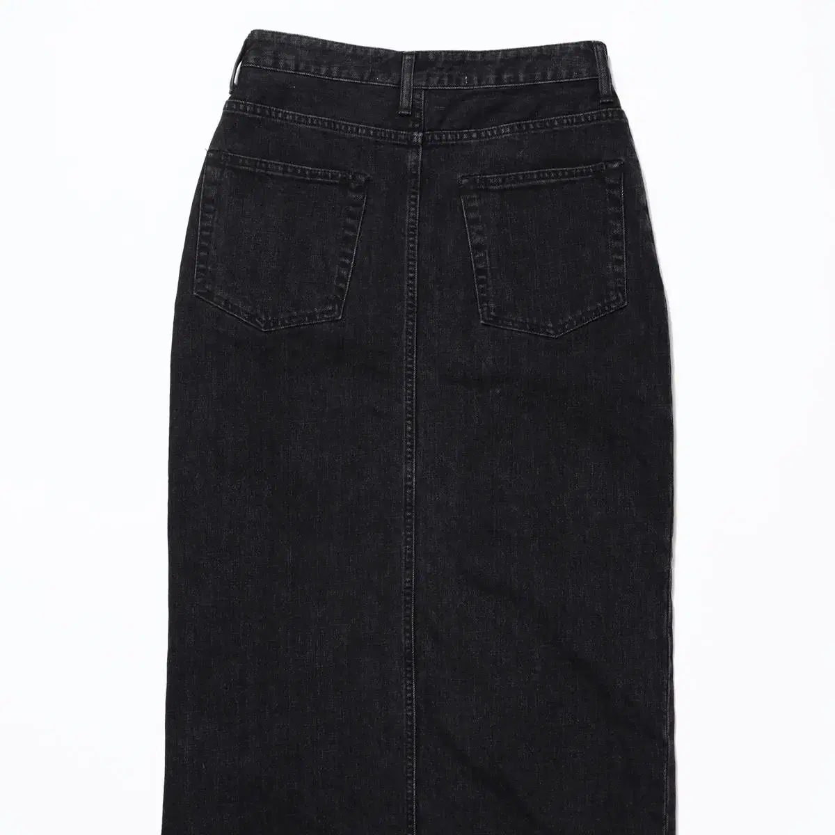 The Shinzone Black Denim Long Skirt