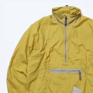 And Wander - Weave Windy Ripstop Hooded Jacket - Yellow and Wander