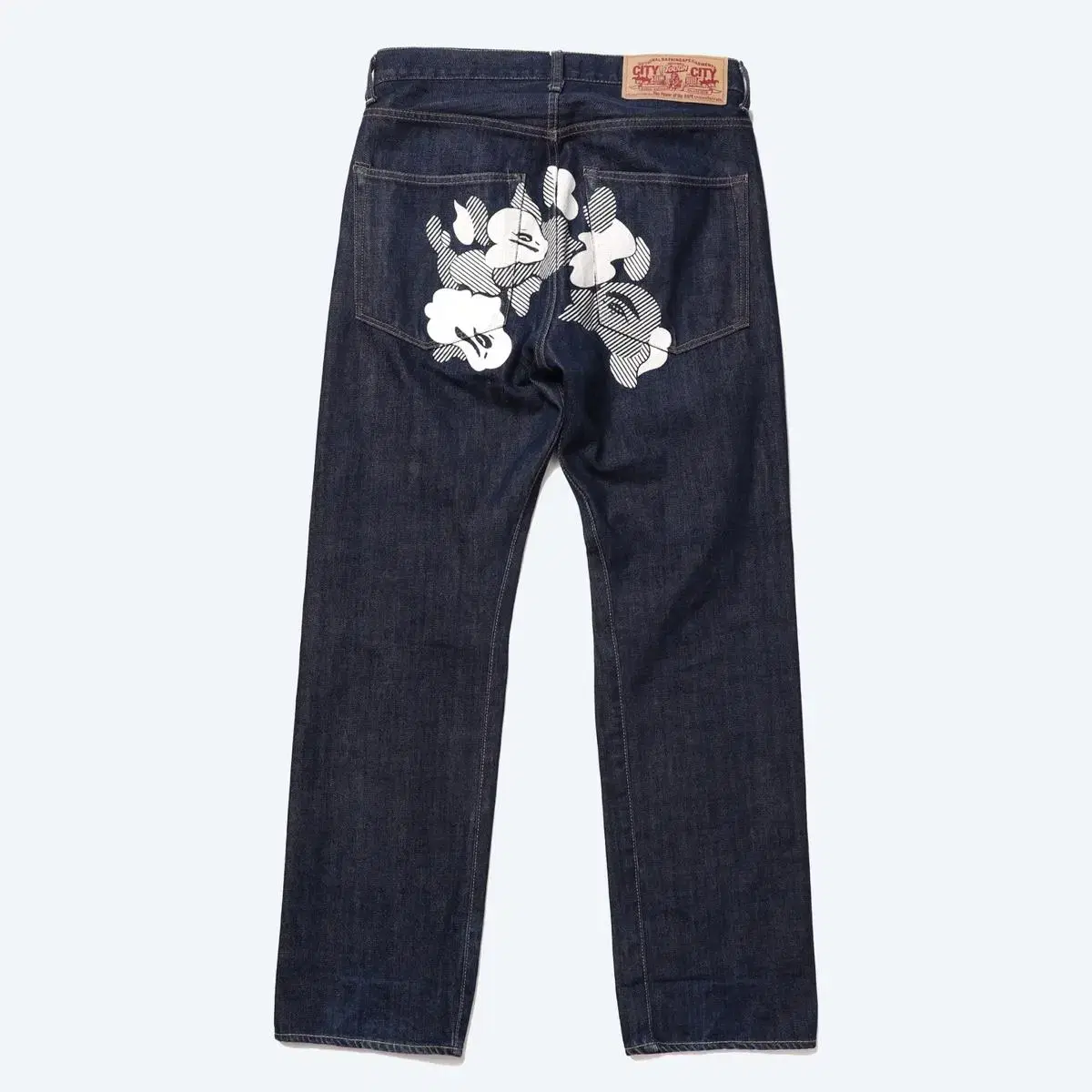 A Bathing APE selvedge Denim Pants