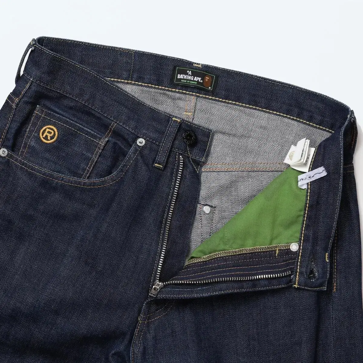 A Bathing APE selvedge Denim Pants