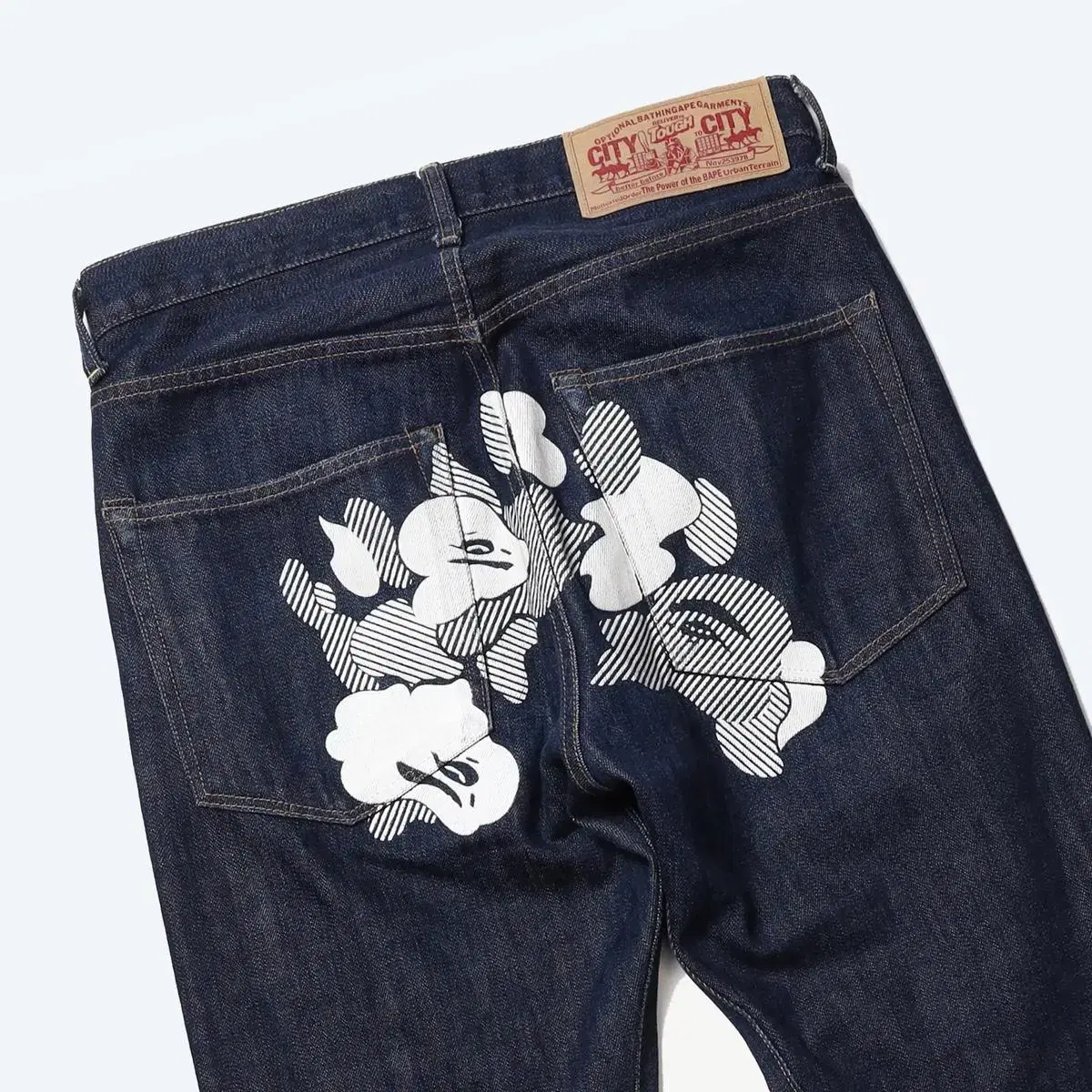 A Bathing APE selvedge Denim Pants