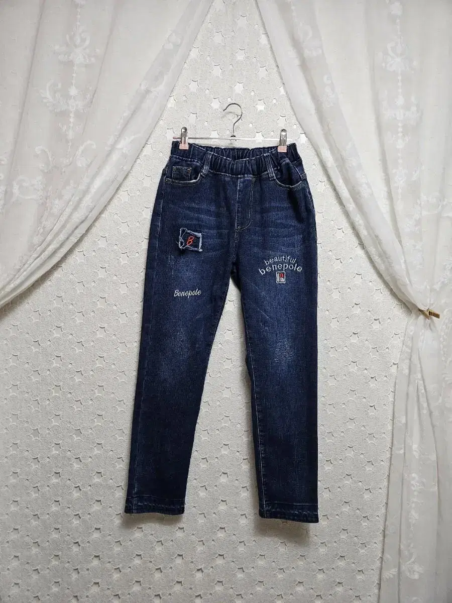 Brushed Banded Jeans Women55