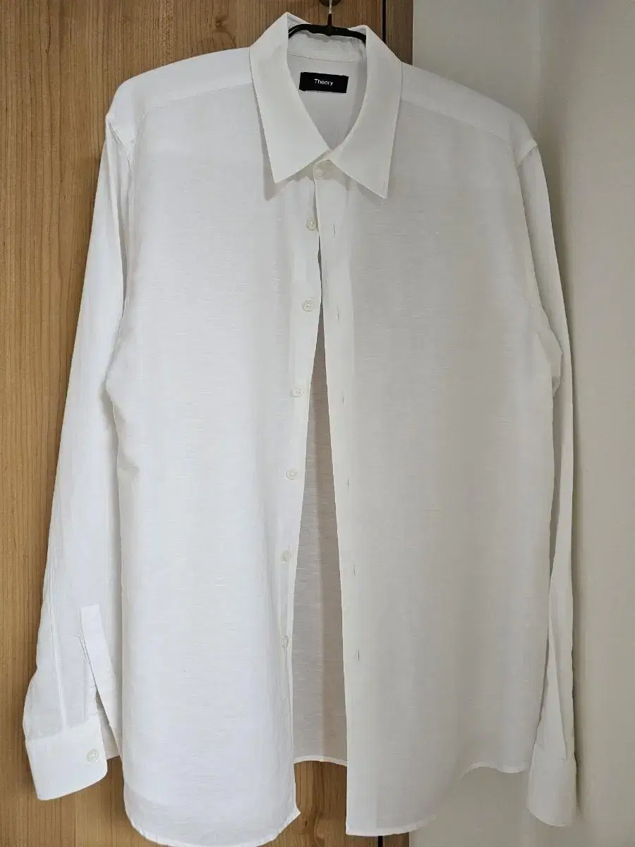 Men's Linen and Cotton Shirt White