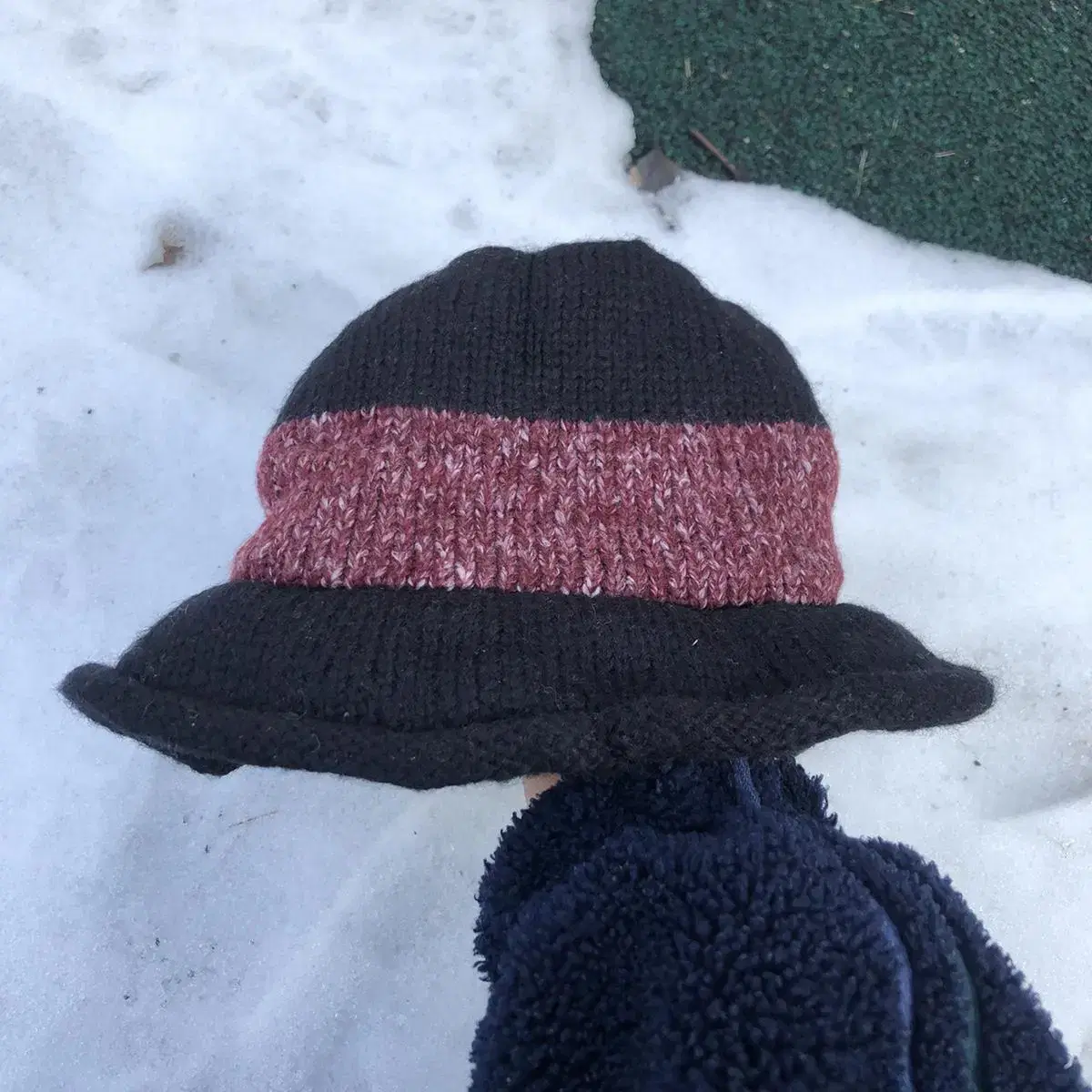 Vintage If you take a break knit hat