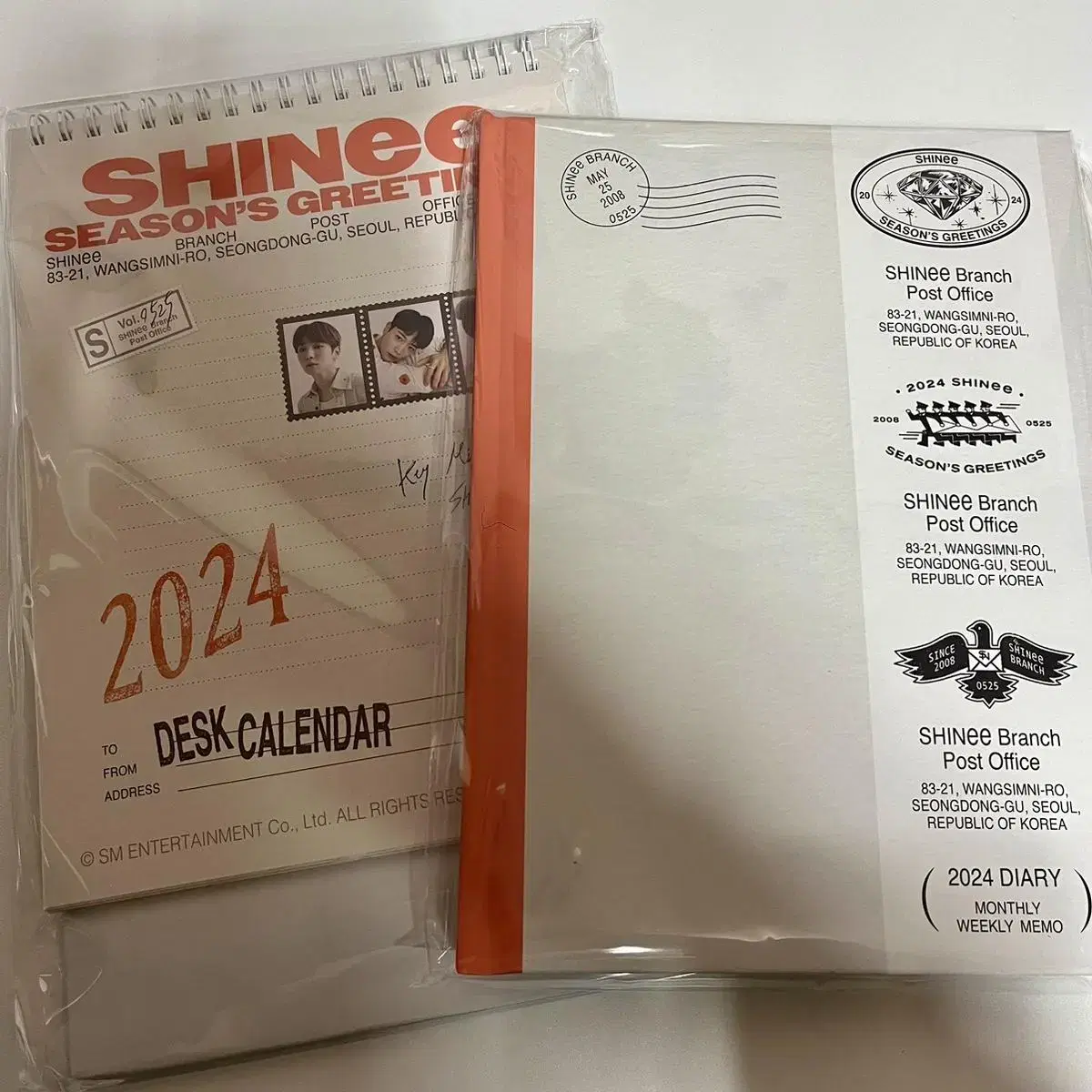 2024 shinee seasons greetings Calendar Diary sealed Sell