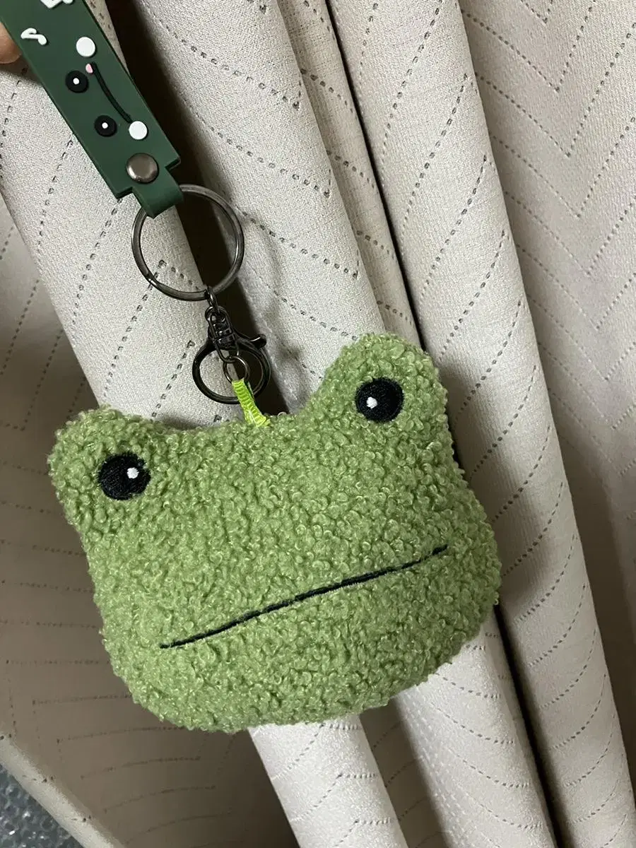 New Jeans haerin frog keyring coin purse