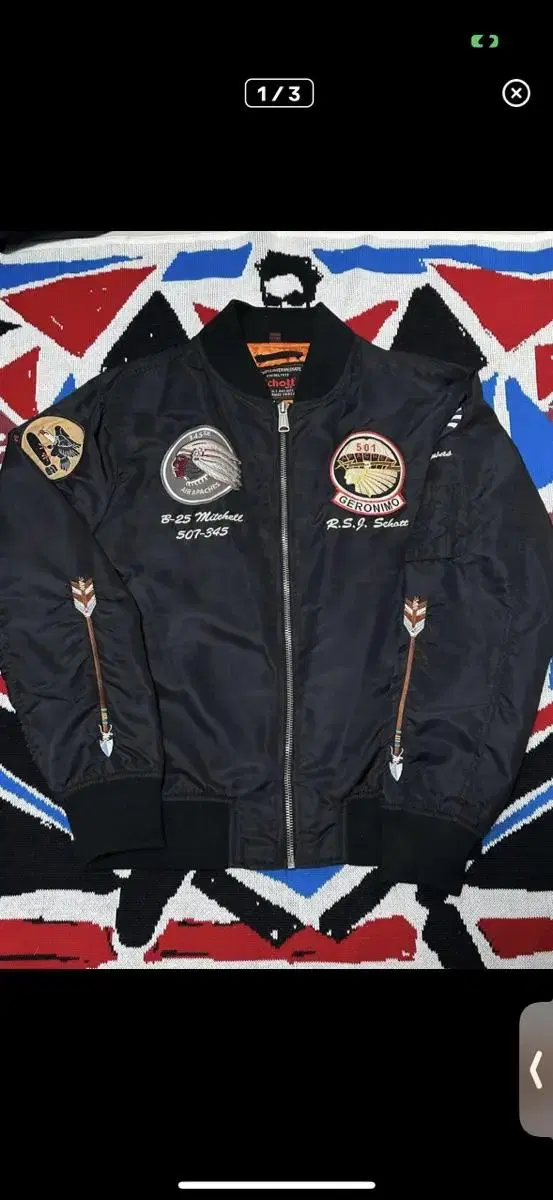 SCHOTT APACHE MA-1 JACKET