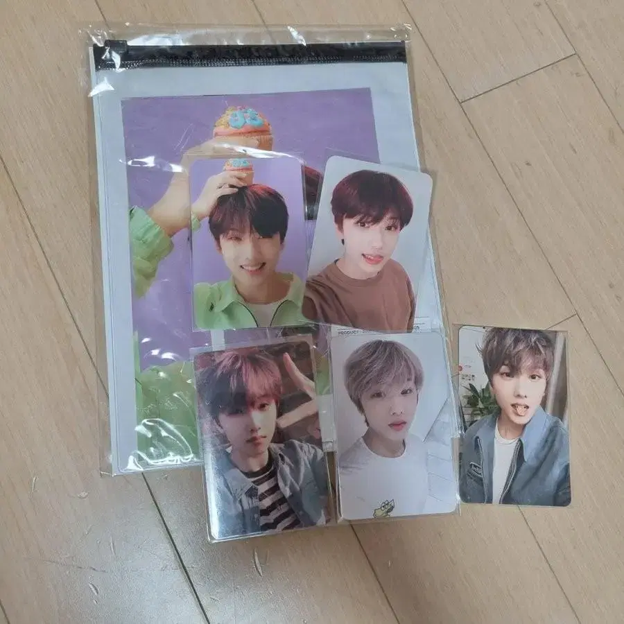 NCT jisung seasons greetings photopack photocard kard