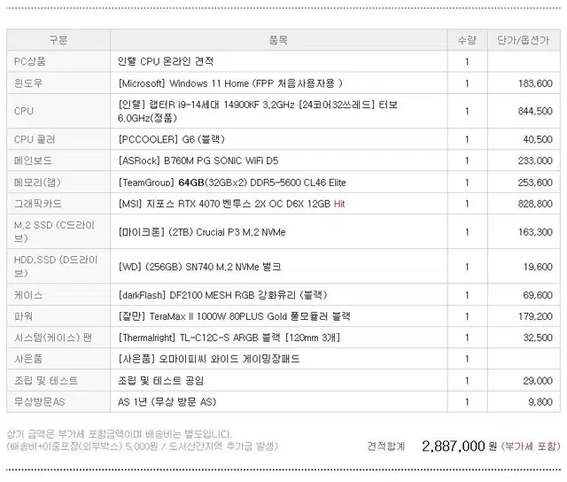 그래픽 디자인, 게이밍 풀옵션 컴퓨터 데스크탑 PC