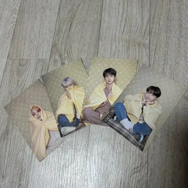 BTS OFFICIAL PHOTOCARDS - JM RM JIN JHOP