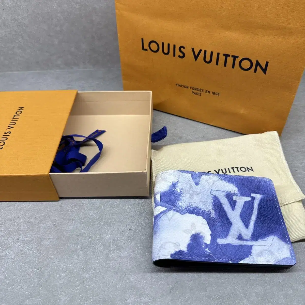 [NEW] Louis Vuitton bloo Watercolor Wallet Multifunctional Wallet