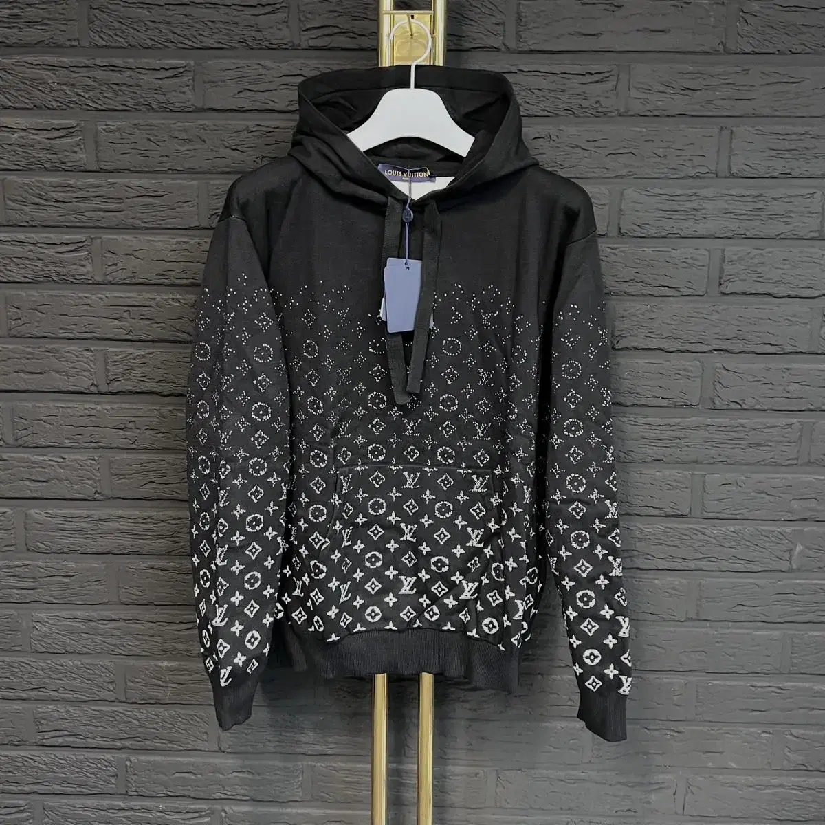 [L/Department Store/New] Louis Vuitton Monogram Gradient Knit Hoodie