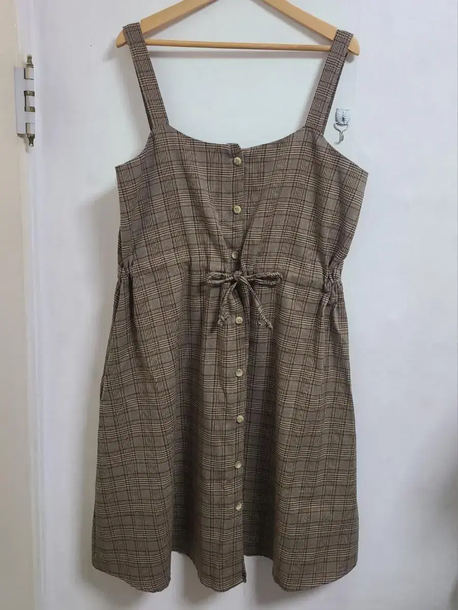 Brown check ONEPIECE