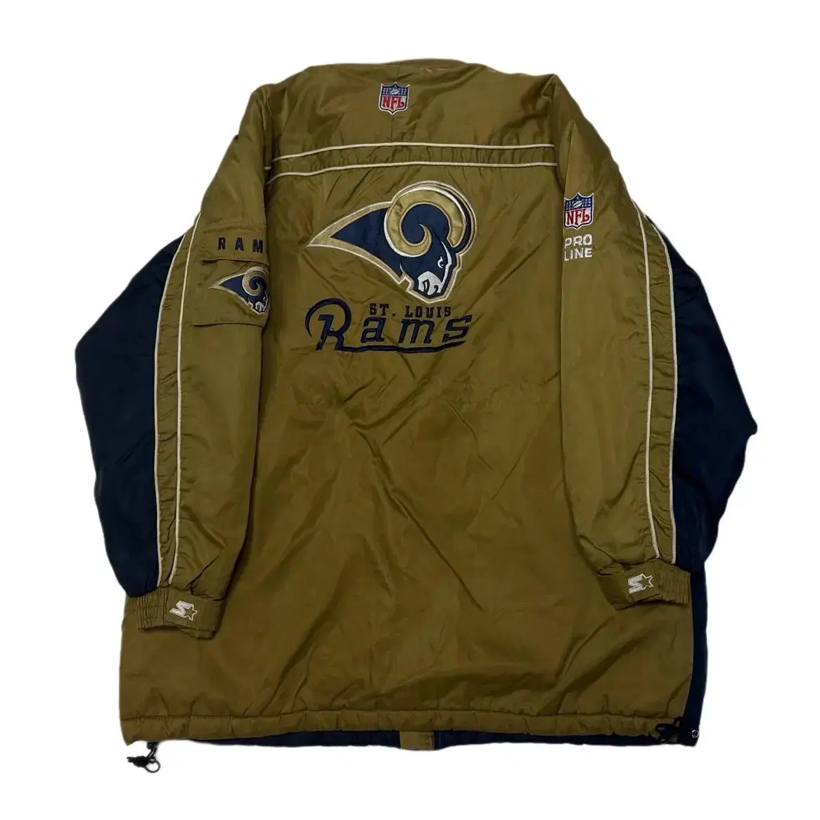 스타터 NFL St. Louis Rams 빅로고점퍼 XL