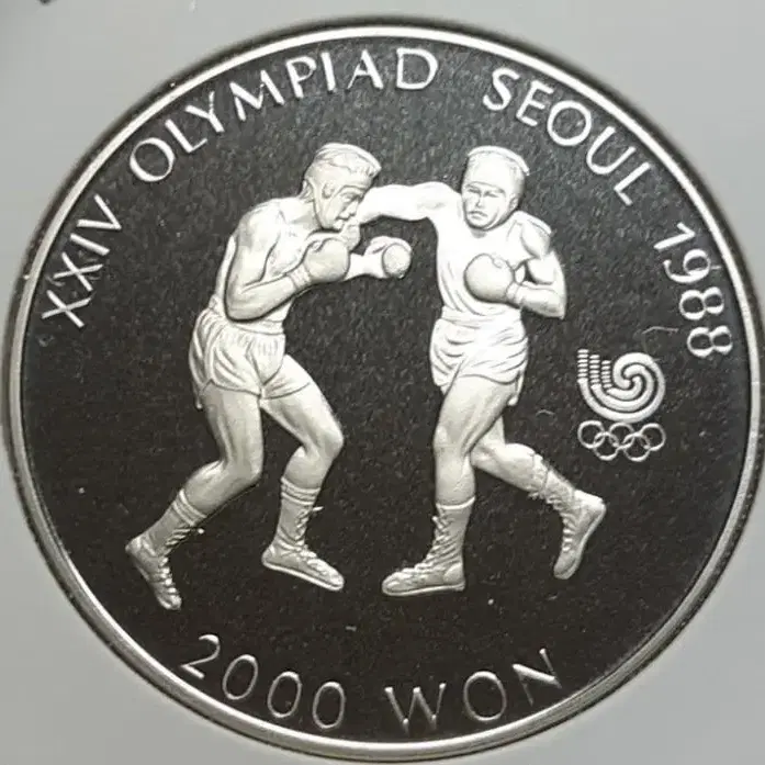 한국은행 1988년 서울올림픽 미사용 프루프 기념주화.주화 화폐 동전