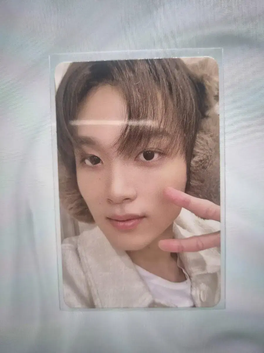 NCT haechan Pink Christmas photocard WTS