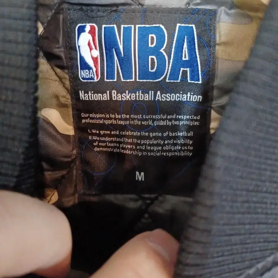 nba 뉴욕닉스 퀄팅 봄버자켓 m