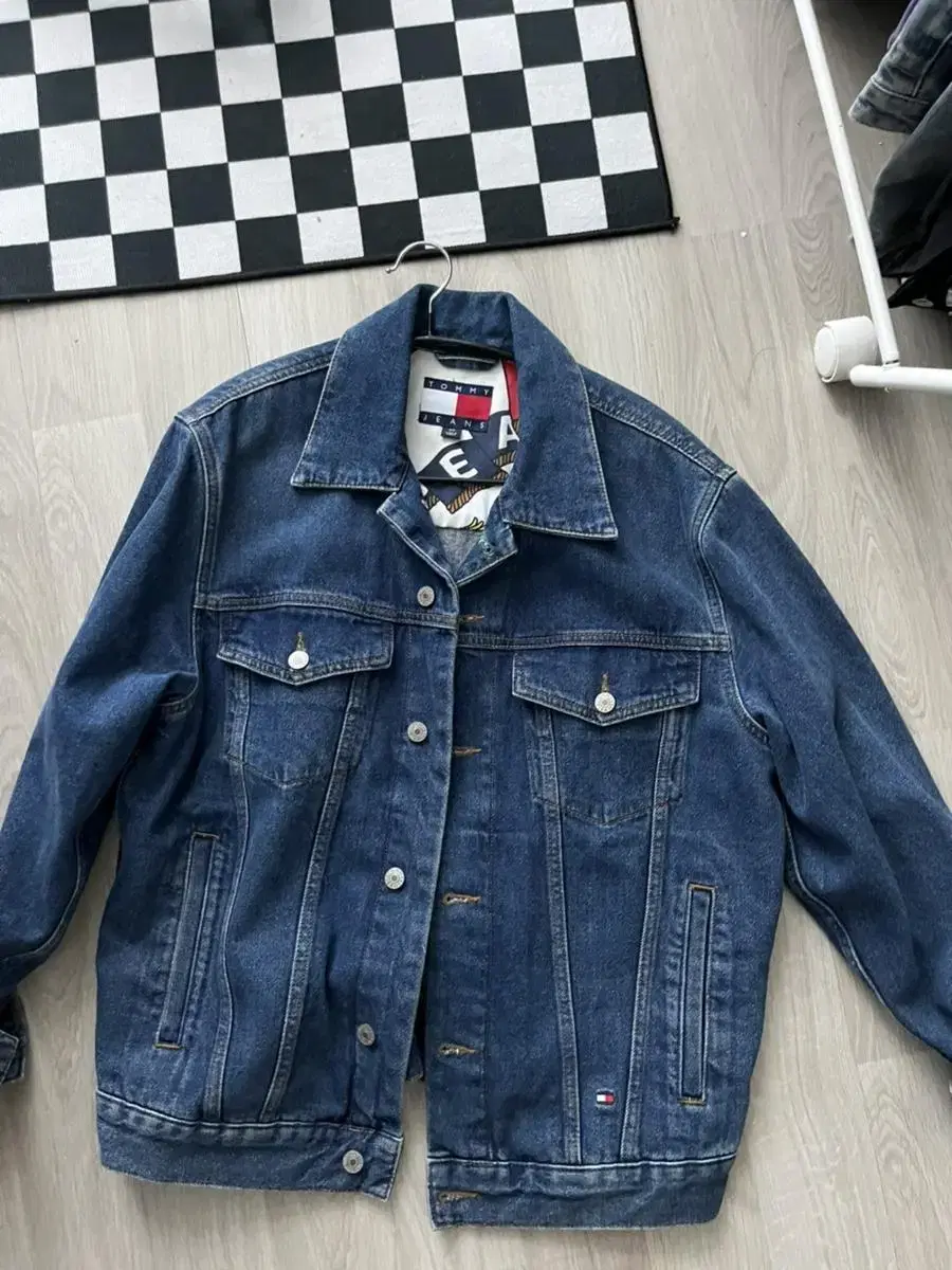 Tommy Hilfiger jean jacket size medium cost about $40