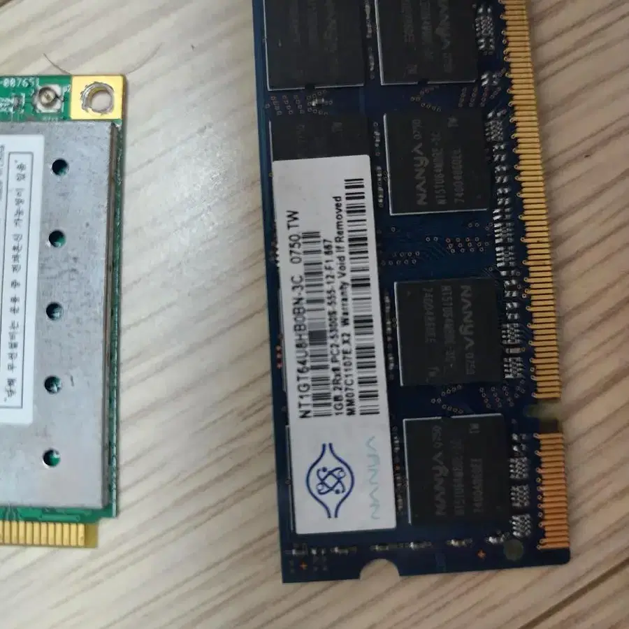 노트북 센스 r60부품 ssd 160g ddr2 1g x2개 모뎀