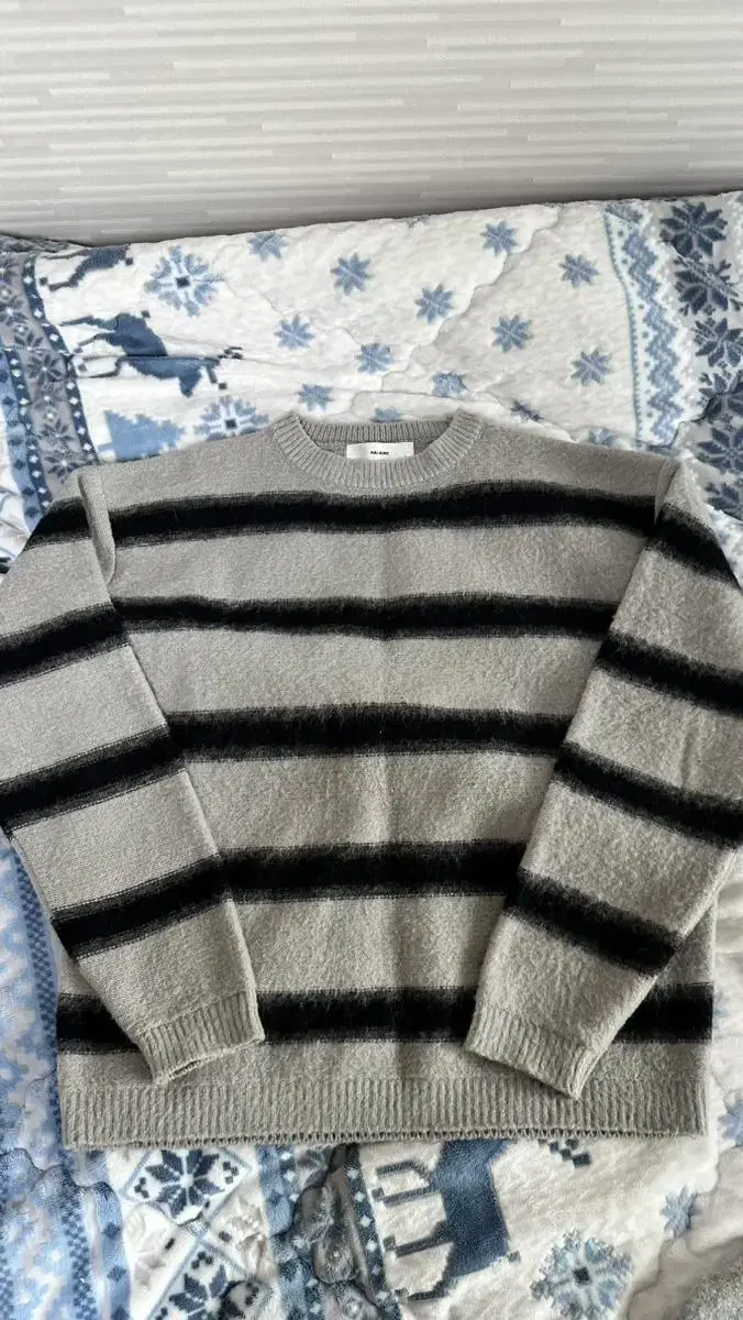 Alene mohair striped knit 1 size