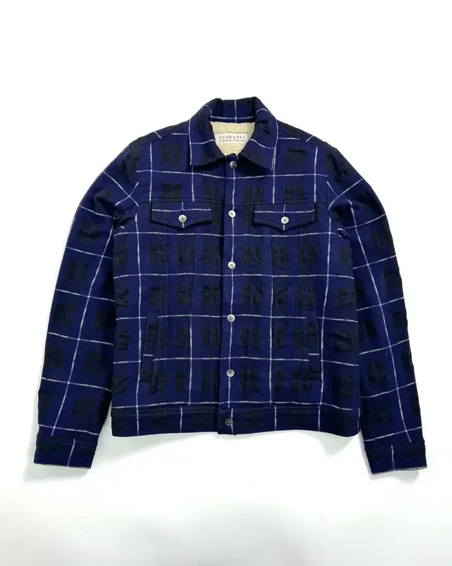 Vintage check sherpa trucker jacket