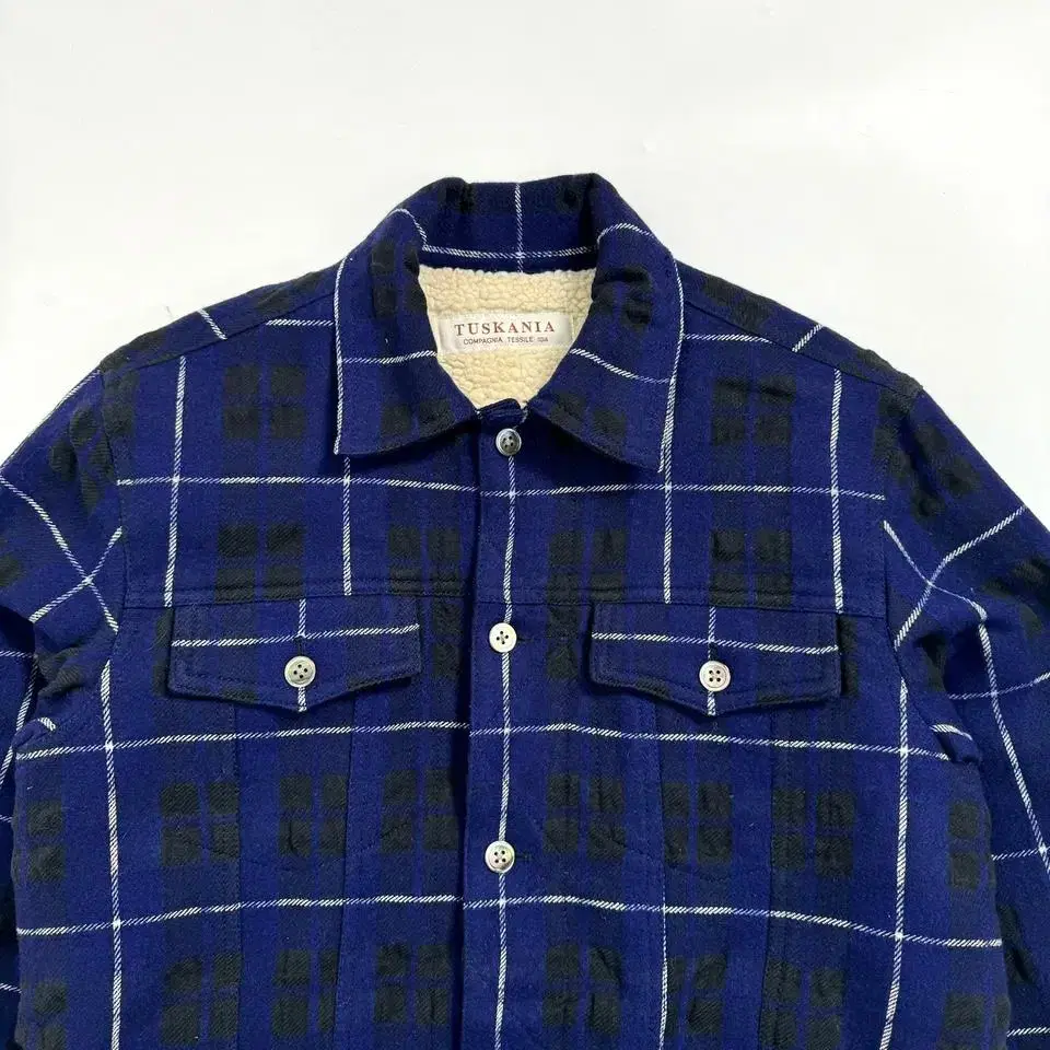 Vintage check sherpa trucker jacket