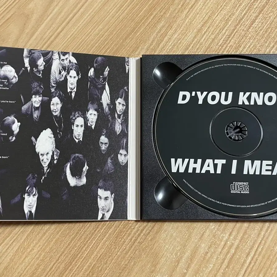 오아시스 D'You Know What I Mean? UK발매 싱글 CD