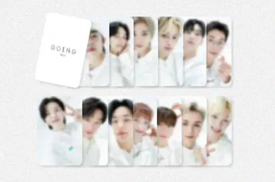 Going Seventeen Magazine 2 White photocard wts