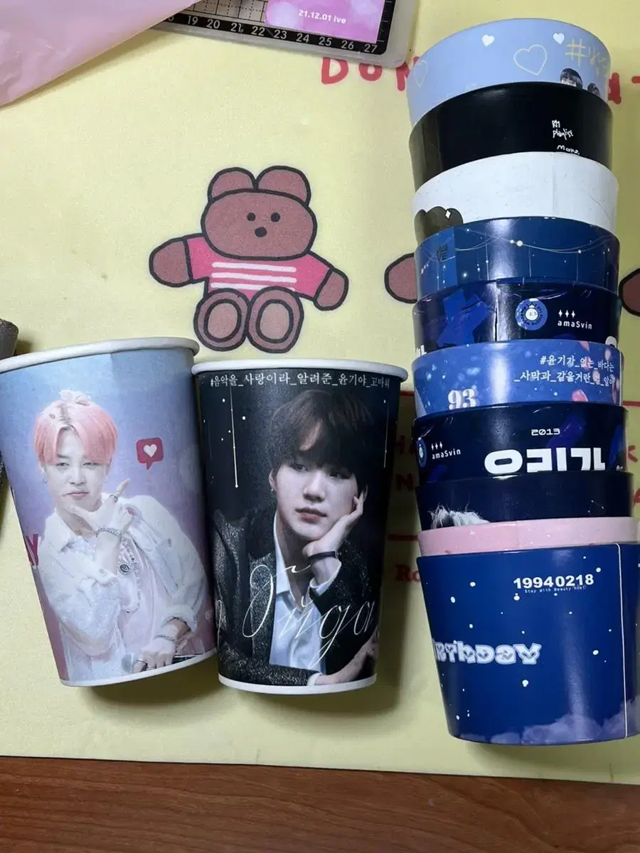 Bangtan bts Paper Cup Shinka Cup Holder