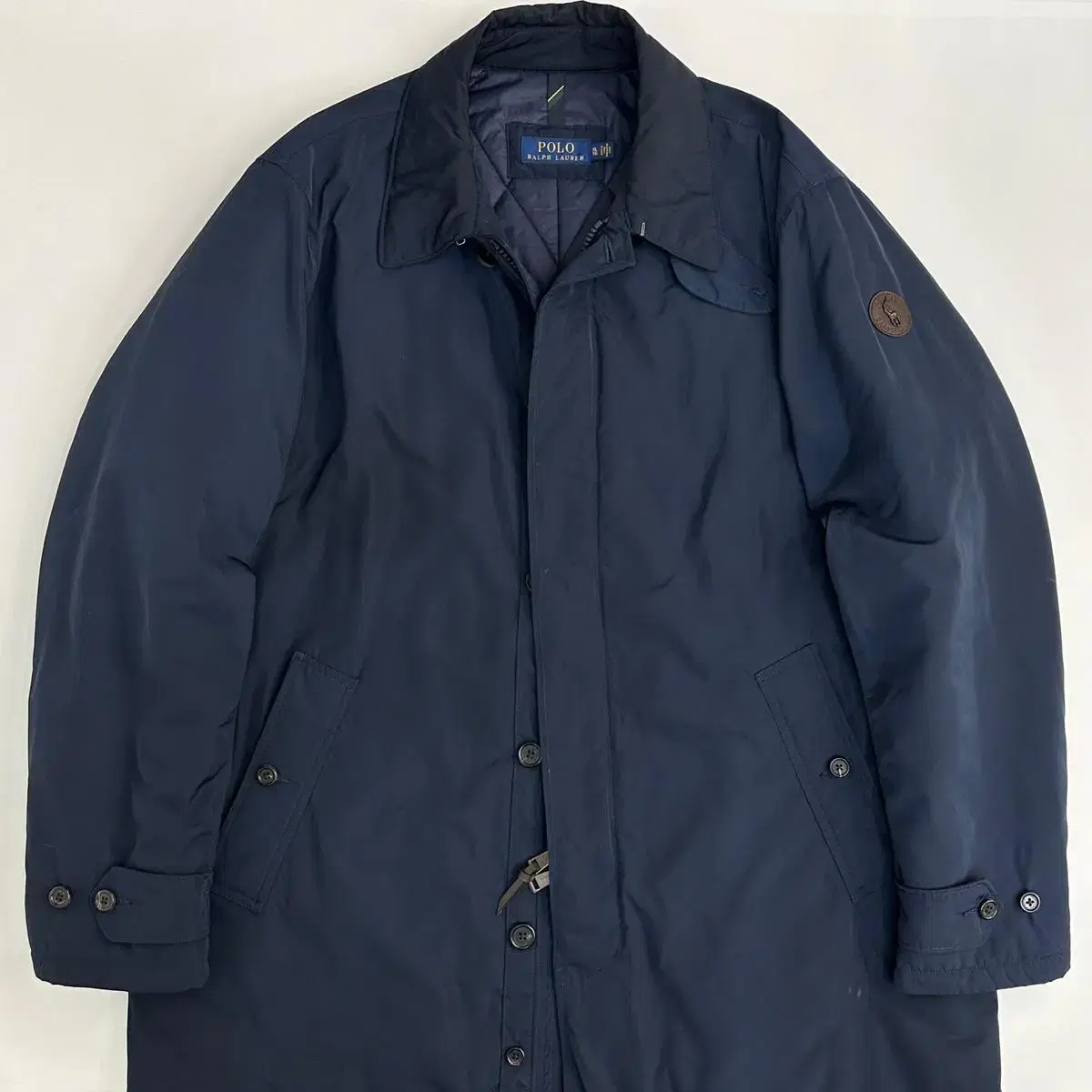 Polo Navy Poly Down Coat