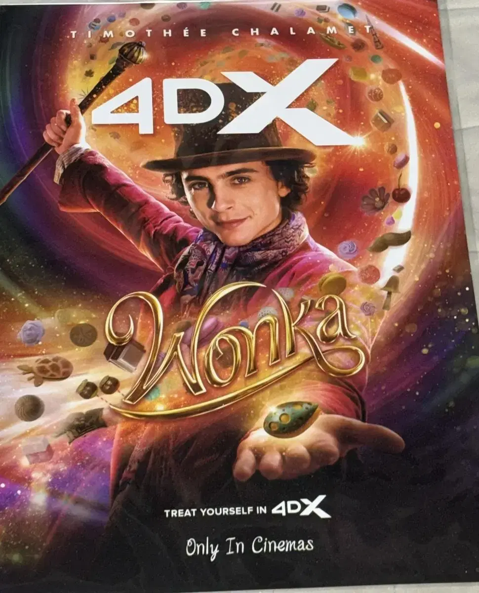 Wonka 4DX a3 poster