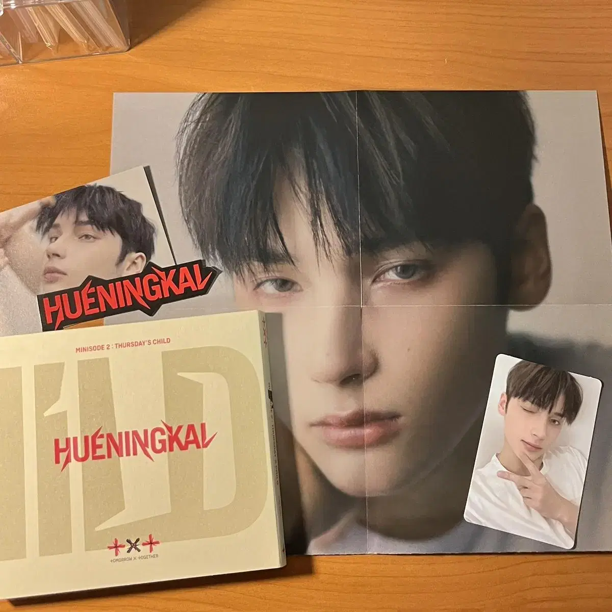 txt minisword2 gbgb teardown tier hueningkai full set (photocardO)