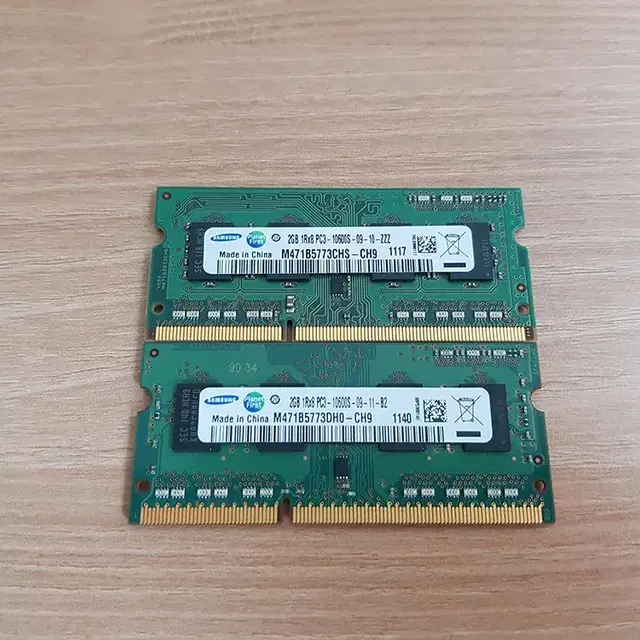 노트북용 DDR3 2G 4개 -1만원