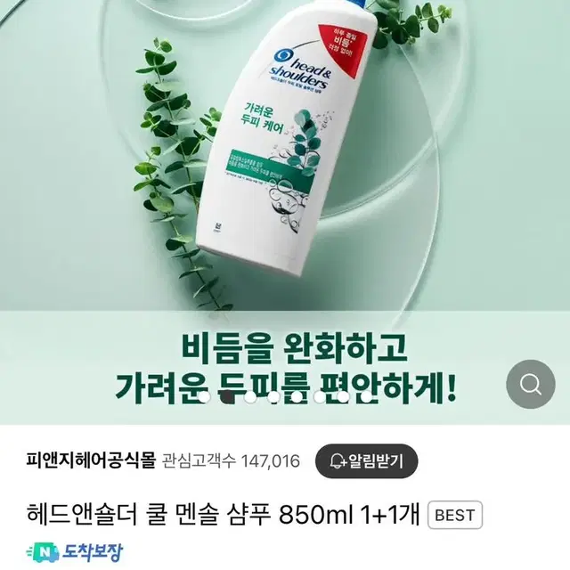 헤드앤숄더 두피케어 샴푸 2개