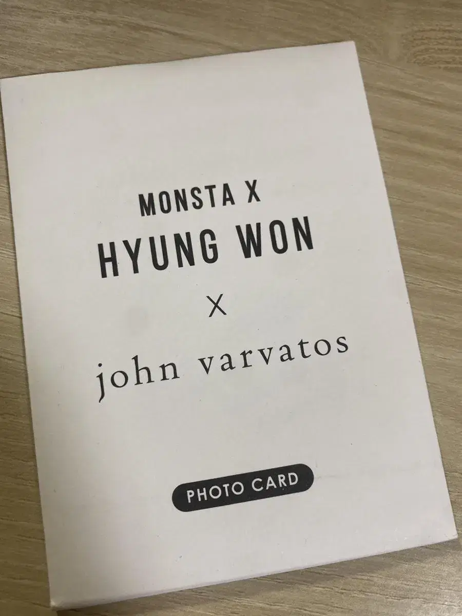 Zone Barbatos monsta x hyungwon photocard WTS