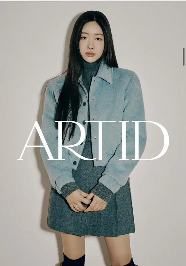 ARTID(아티드) 퓨어 울 블루종 점퍼 _ BLUE