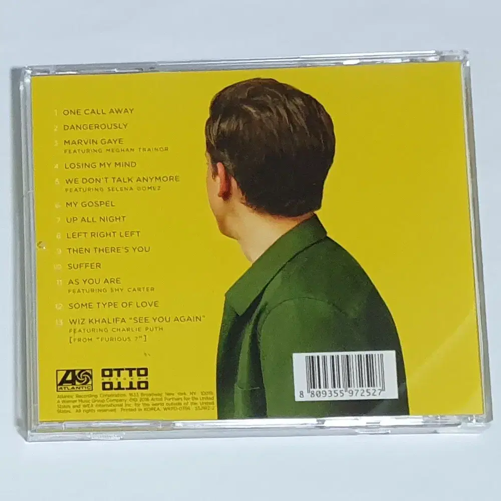 찰리 푸스 Nine Track Mind 앨범 시디 CD