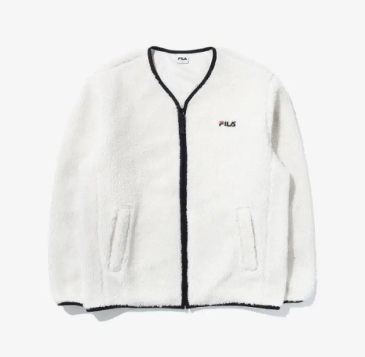 Wheelabrake Neck Fleece White 95