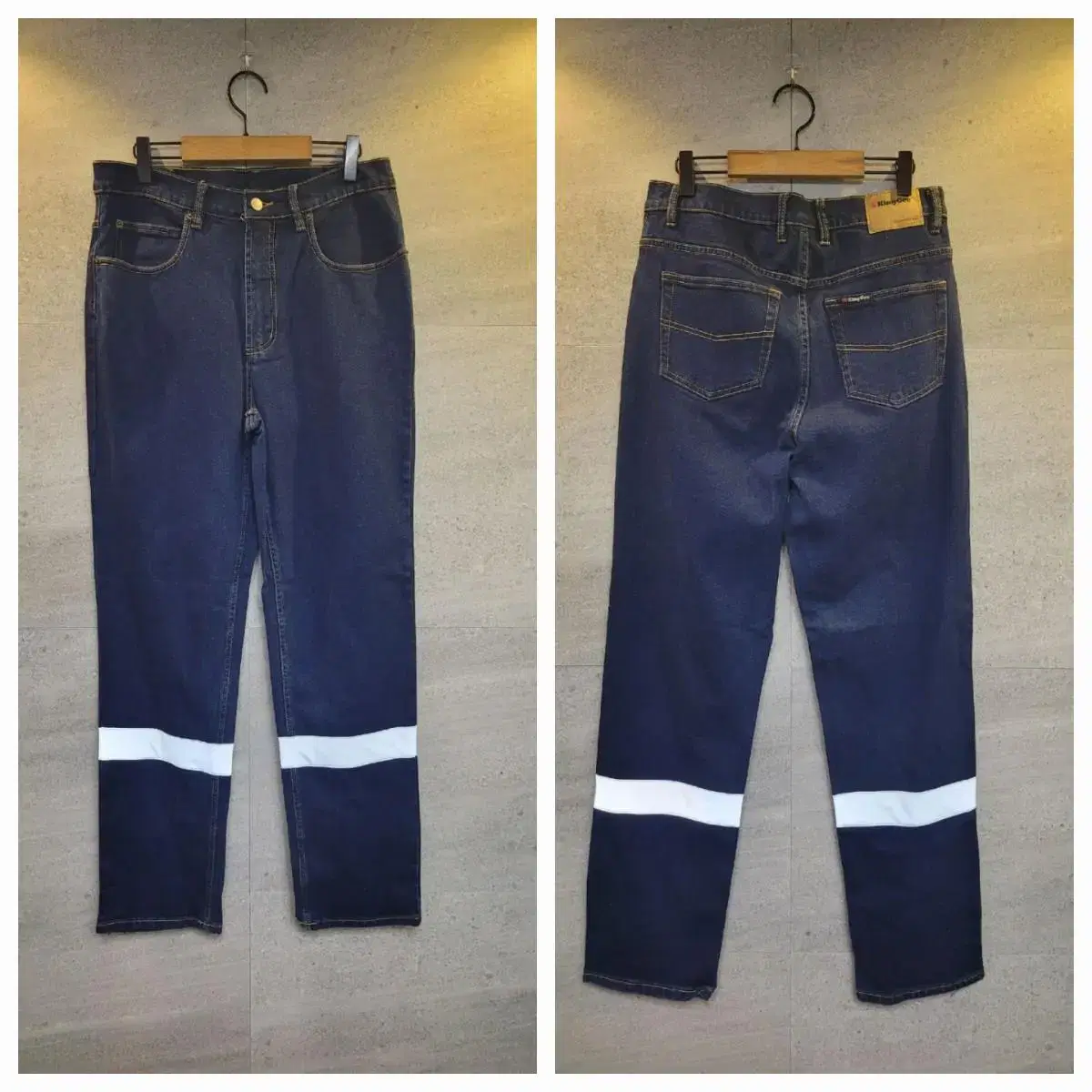 리플렉티브! 패치! 논워싱 데님 팬츠! | 브랜드 중고거래 플랫폼, 번개장터