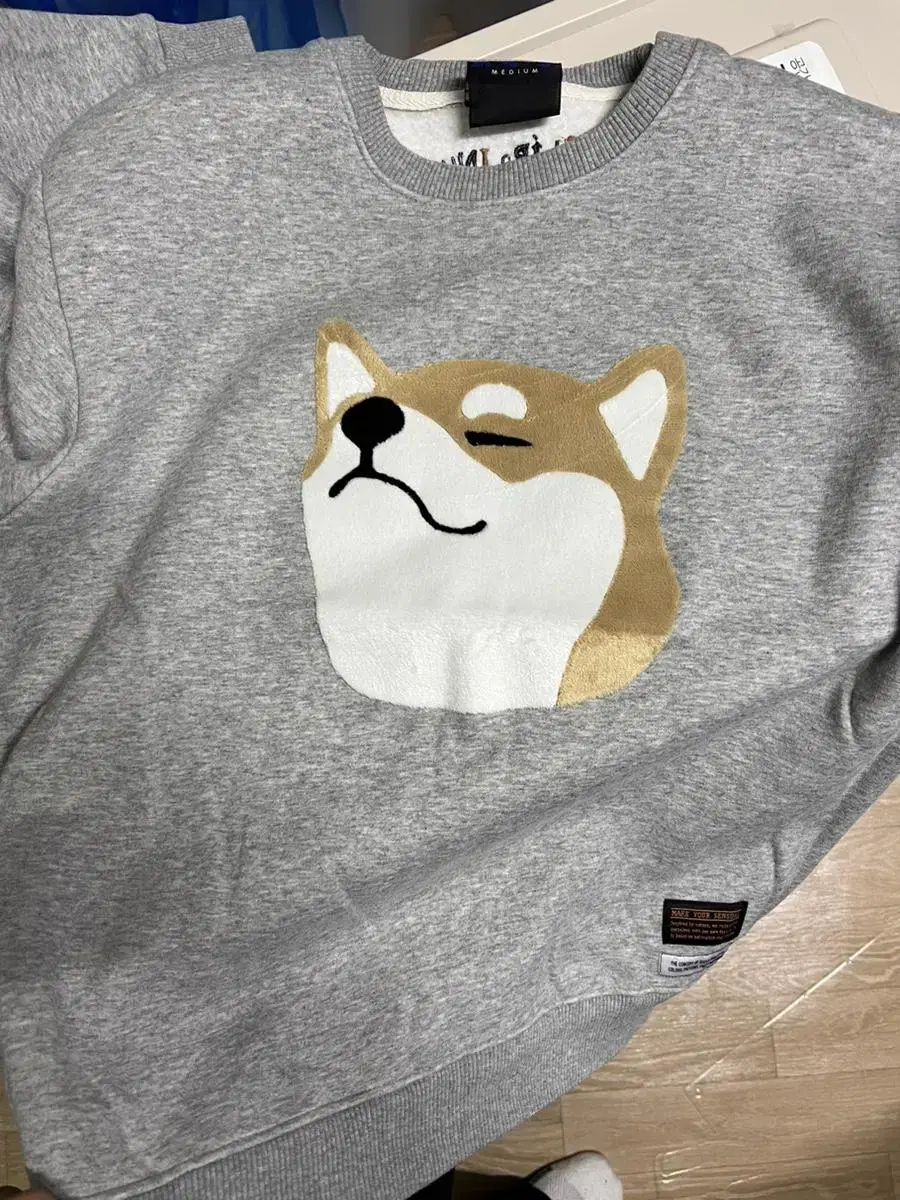 Shiba Inu Man to Man Size M