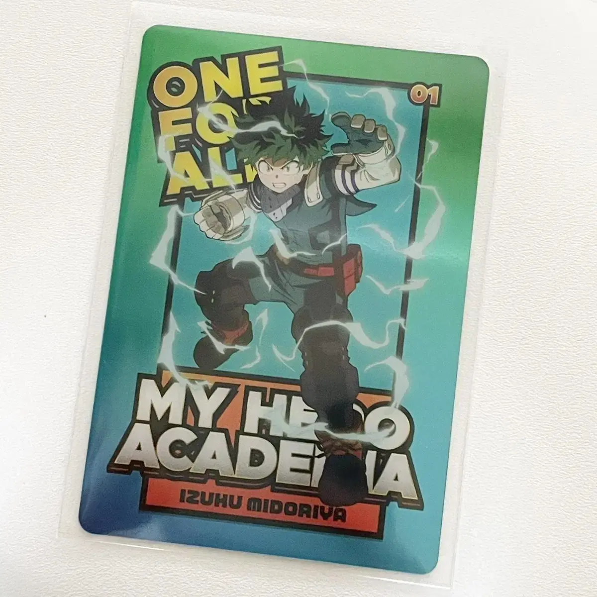 Hiroaka Nahia Midoriya Izuku Metal Kard My Hero Academia