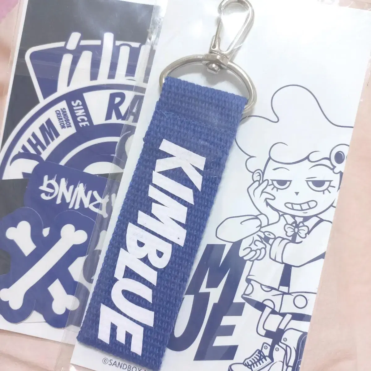 Sell Kim Bloo stickers/keyrings bulk 