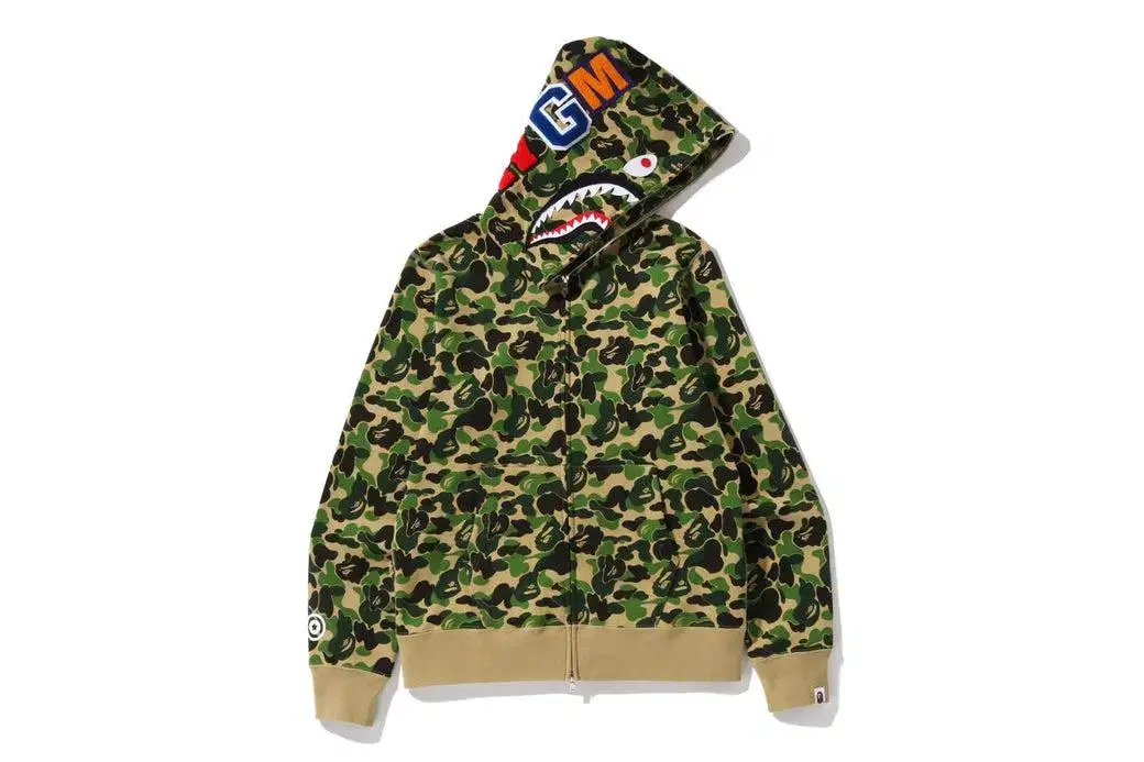 japan direct vape abc camo shark full zip hoodie