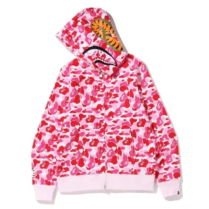 일본직구 베이프 ABC CAMO SHARK FULL ZIP HOODIE