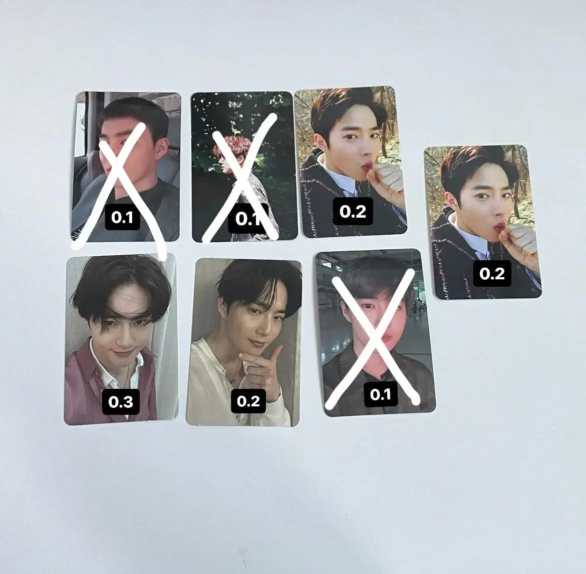 Exo suho photocard kim junmyeon photocard WTS