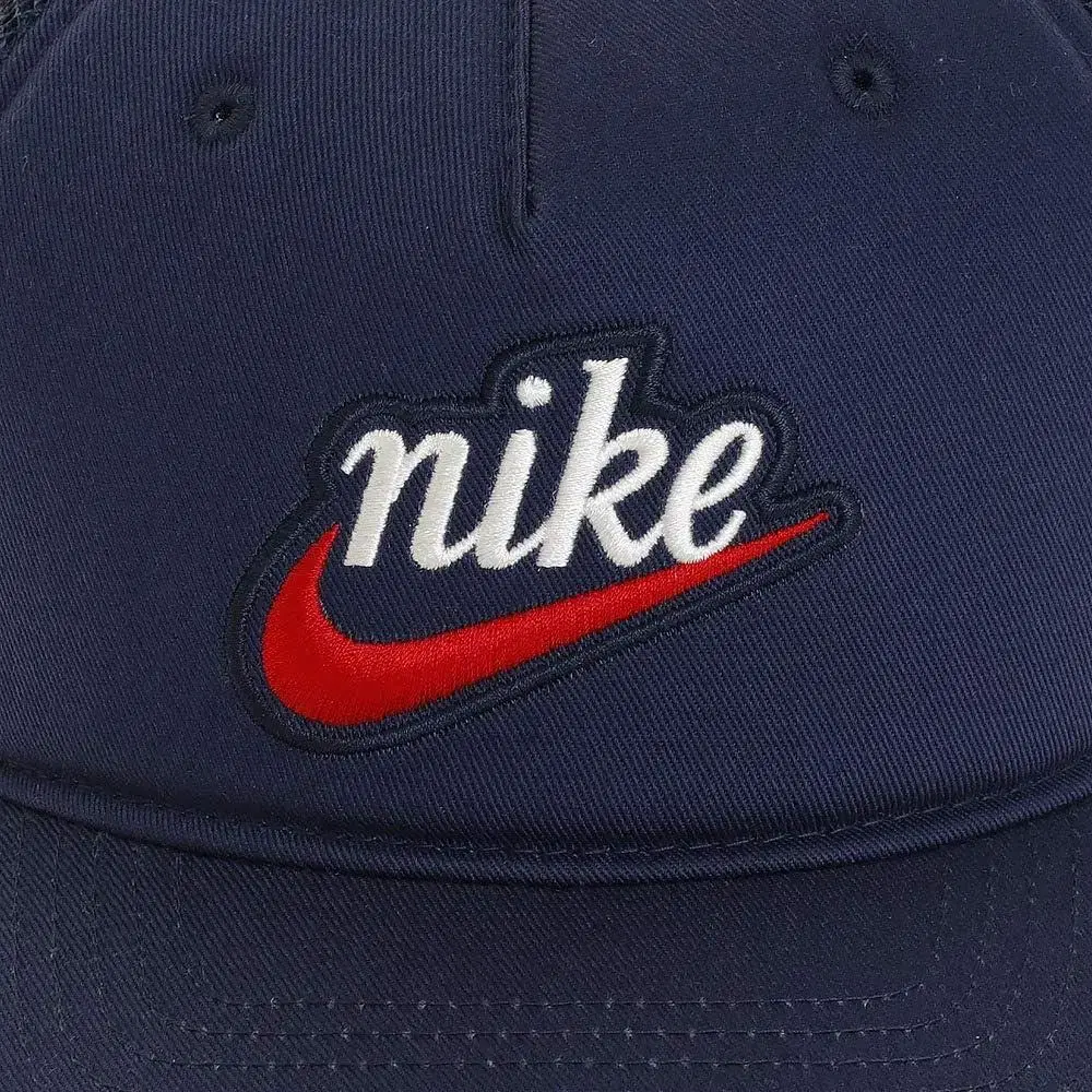 NIKE 나이키 패치 클래식 네이비 볼캡 트러커 모자 메쉬캡 스냅백 운동